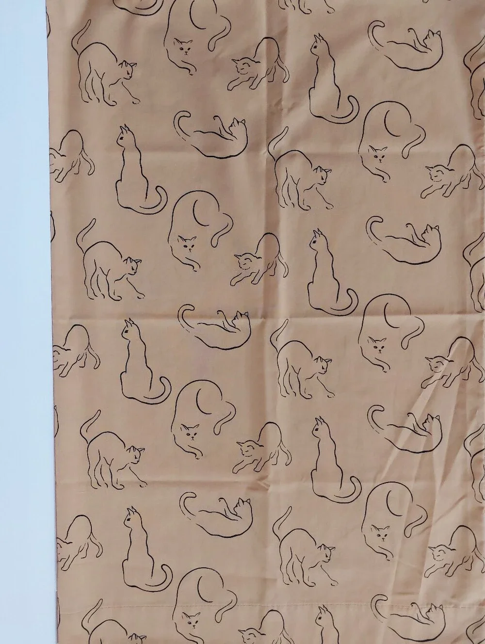 Alex West Whispurr Springmaid Cat Twin Sheets 2 Pillowcases Vintage Percale